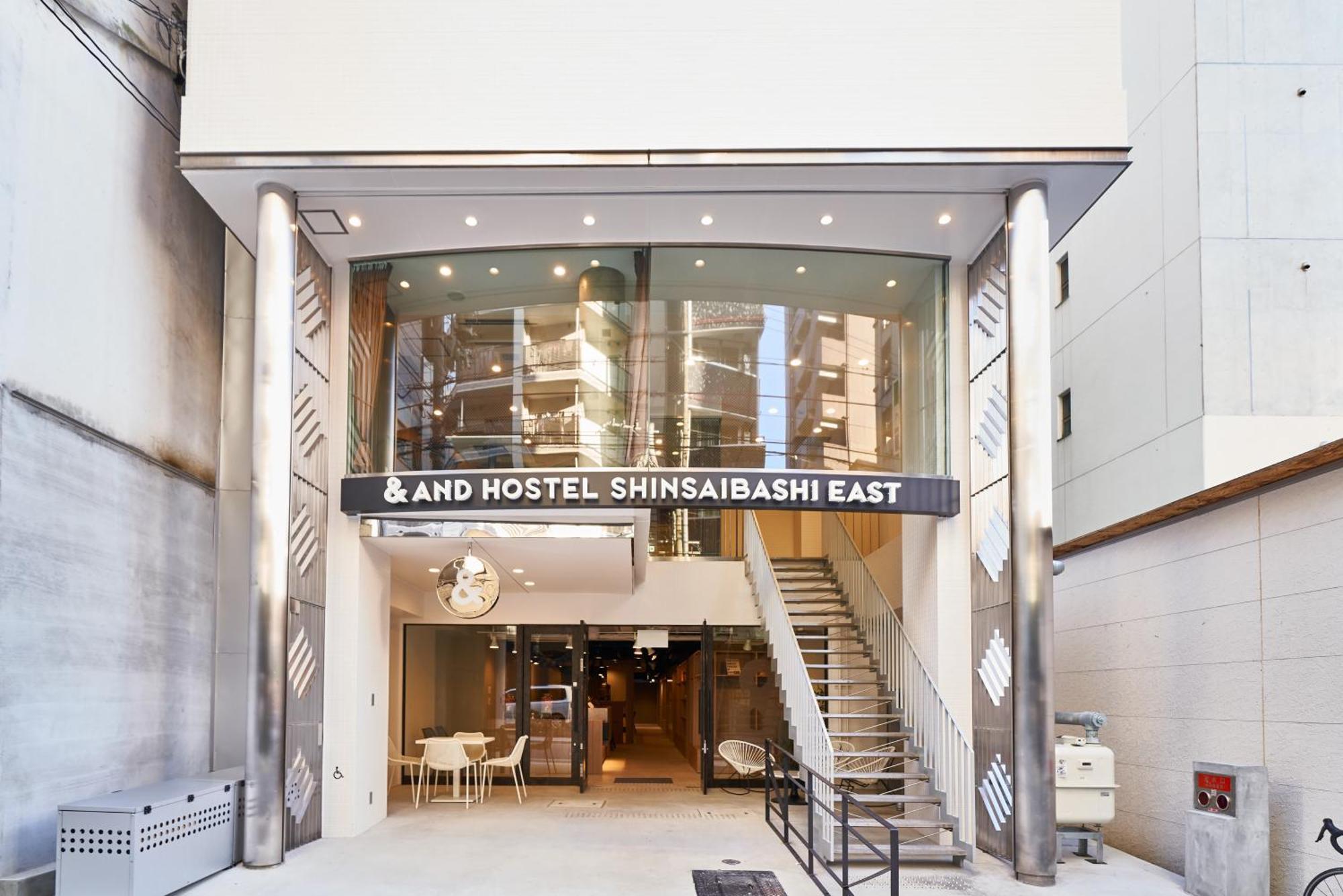 &And Hostel Shinsaibashi East Osaka Exteriör bild